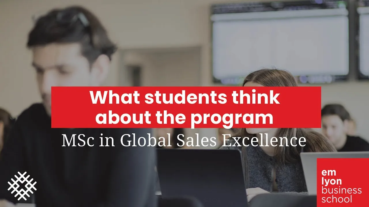 Preview image for the gge video "What students think about the MSc in Global Sales Excellence".