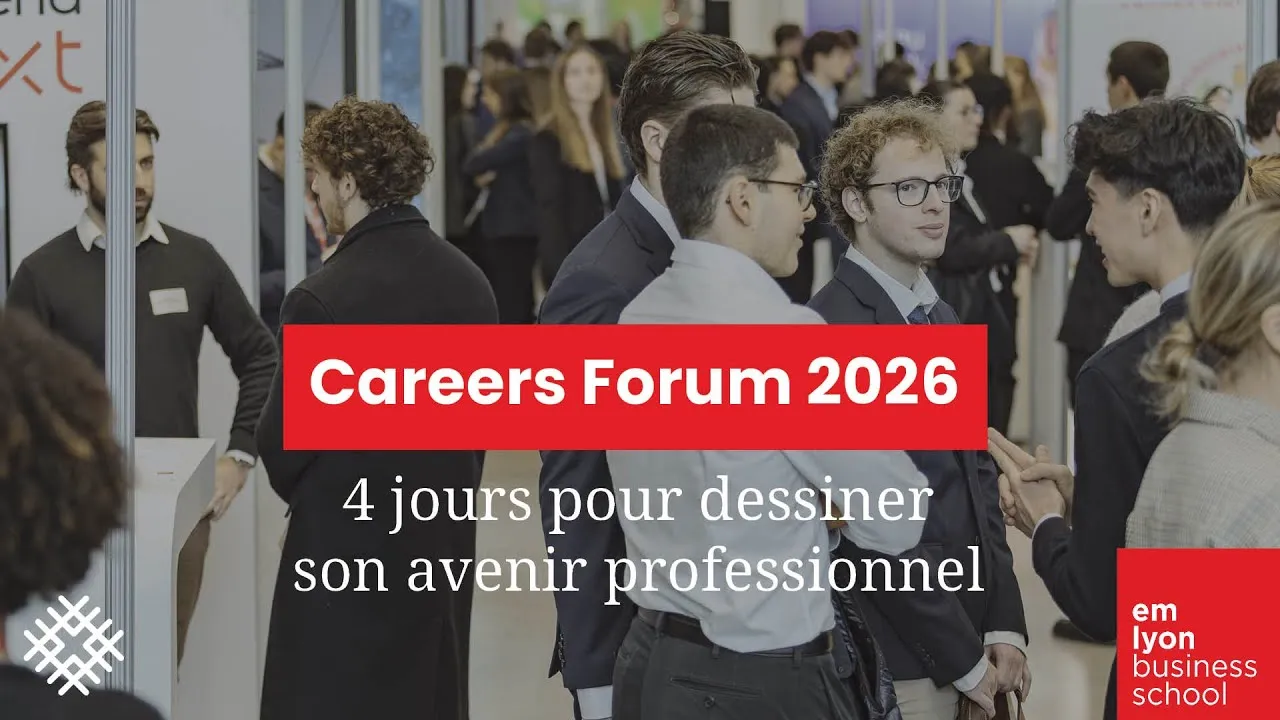 Preview image for the gge video "Careers Forum 2026 : quatre jours pour dessiner son avenir professionnel".