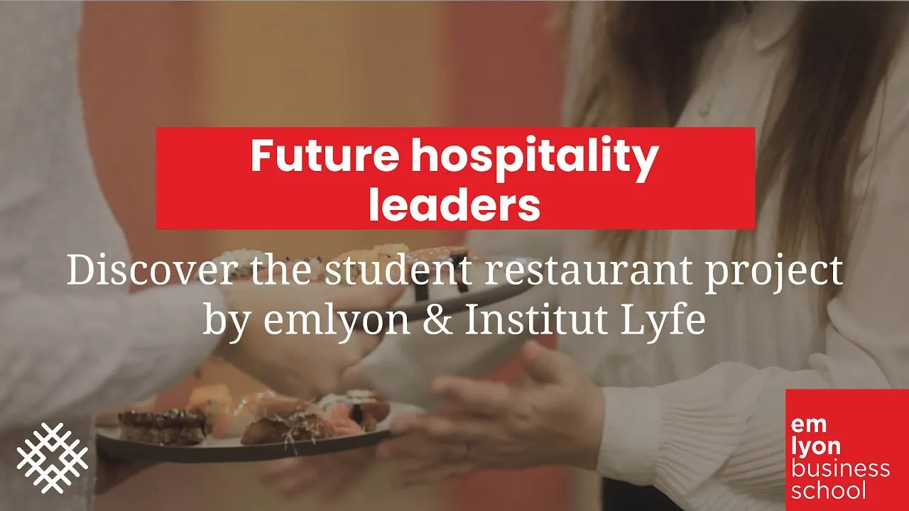 Preview image for the gge video "Future hospitality leaders: inside our student restaurant project".