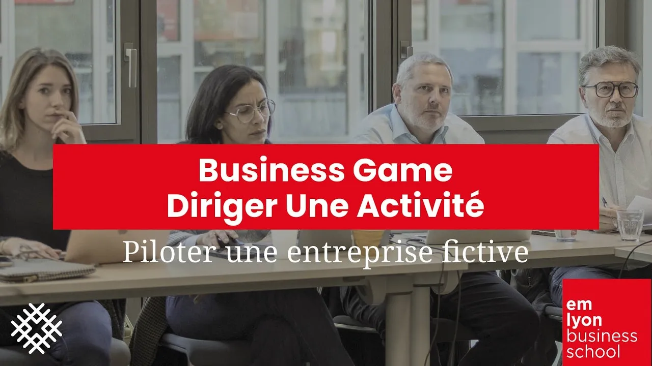 Preview image for the gge video "Business Game Diriger une Activité : piloter une entreprise fictive".