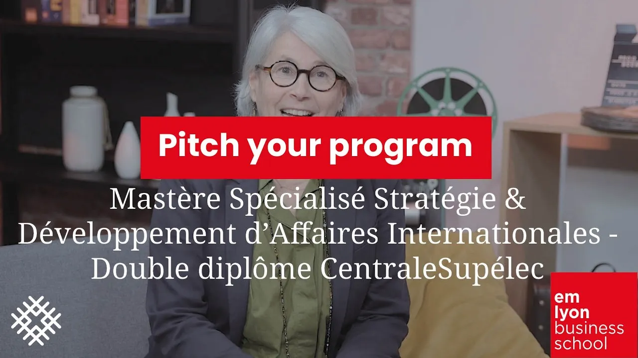 Preview image for the gge video "MS Stratégie &amp; Développement d’Affaires Internationales l Double diplôme CentraleSupélec".