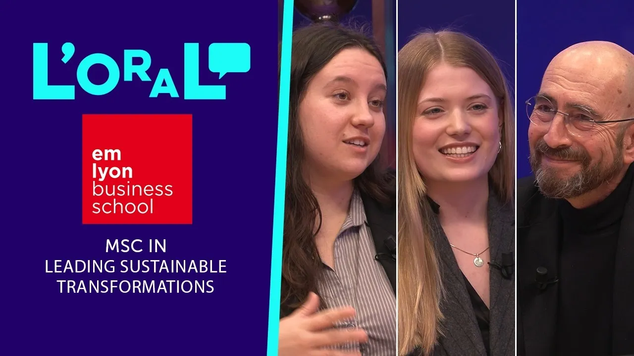 Preview image for the gge video "emlyon business school - MSc in Leading Sustainable Transformations".