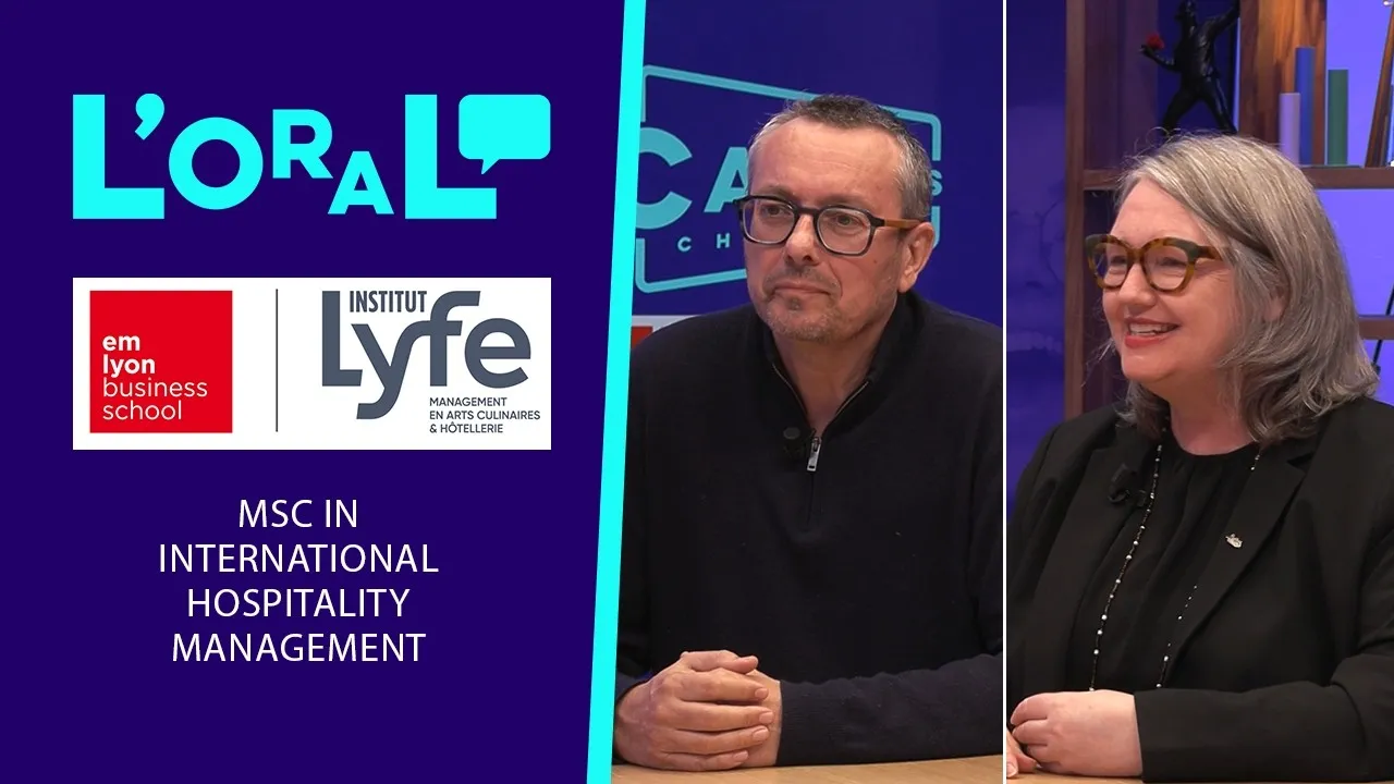 Preview image for the gge video "emlyon business school &amp; Institut Lyfe - MSc in International Hospitality Management (IHM)".