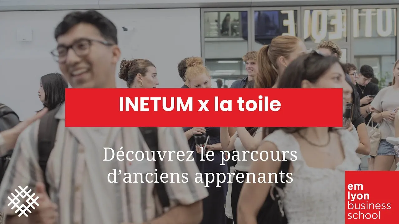 Preview image for the gge video "INETUM x la toile : Découvrez le parcours d’anciens apprenants".