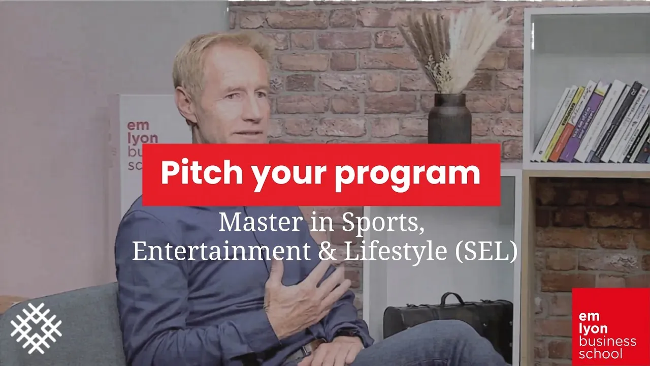Preview image for the gge video "Pitch your program l Master in Sports, Entertainment &amp; Lifestyle (SEL)".