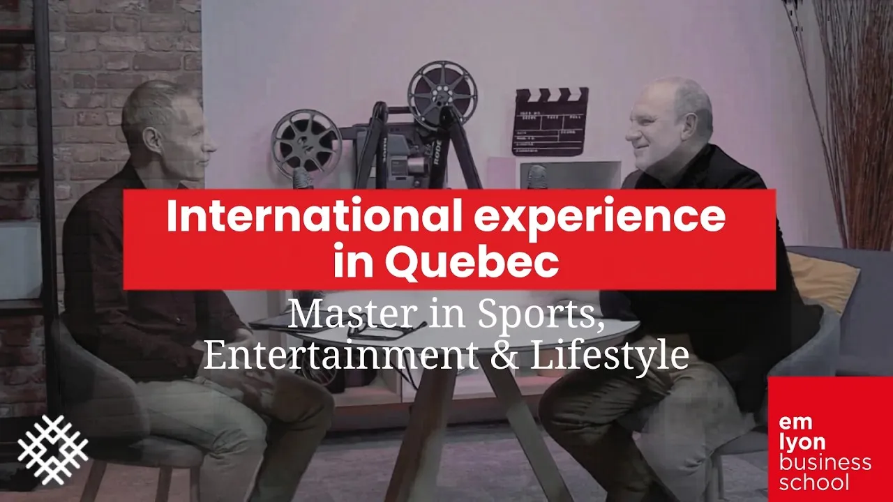 Preview image for the gge video "International experience at Université Laval, Quebec – Master in Sport, Entertainment &amp; Lifestyle".