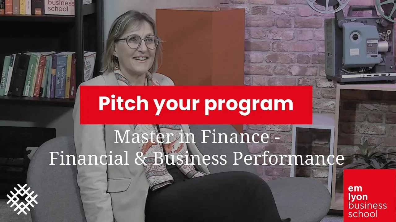 Preview image for the gge video "Pitch your program l Master in Finance - Financial &amp; Business Performance (specialization courses)".