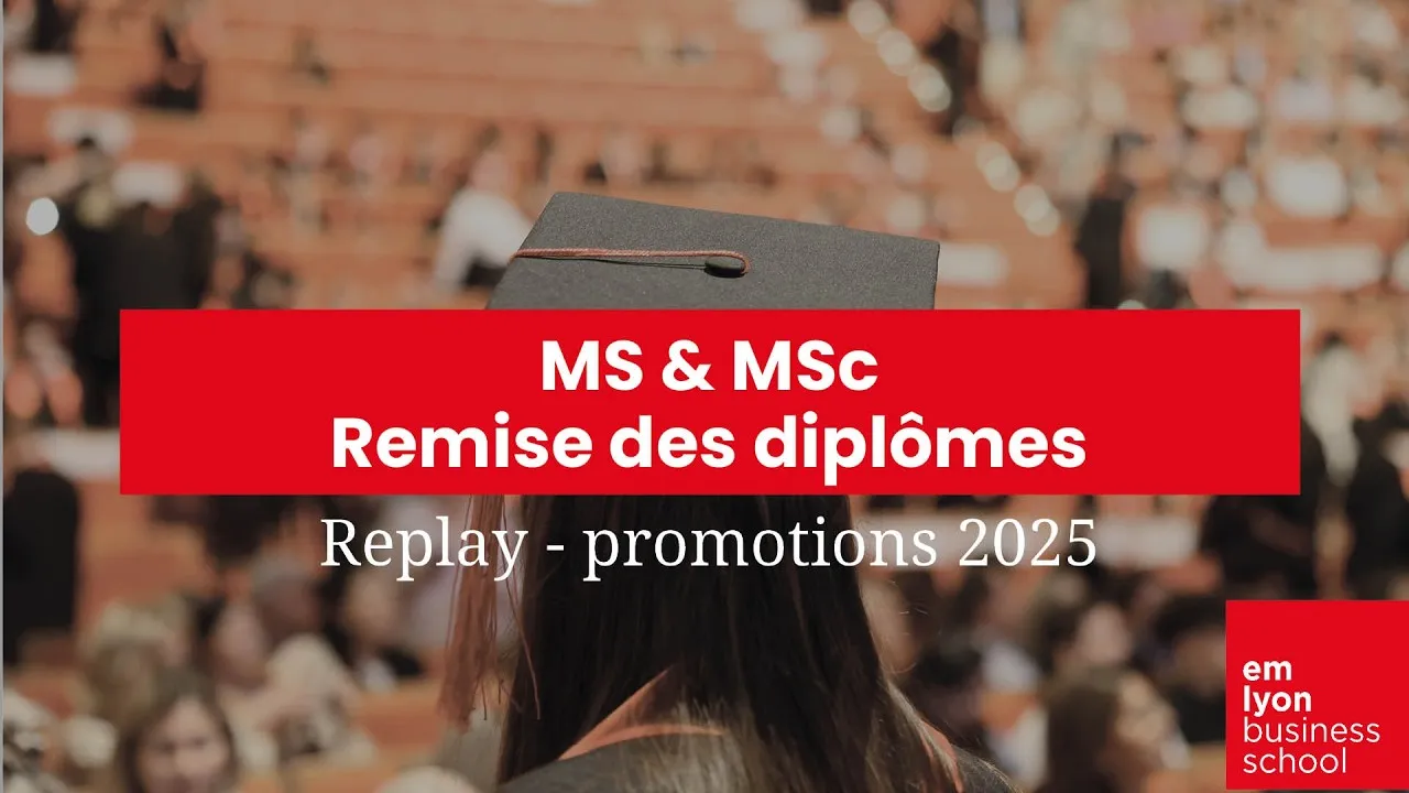 Preview image for the gge video "Cérémonie de remise des diplômes MS &amp; MSc - emlyon business school  - 17 Avril 2026".