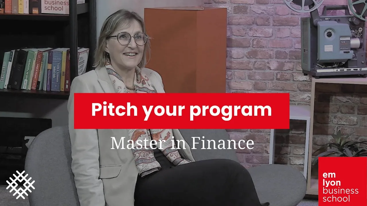 Preview image for the gge video "Pitch your program l Master in Finance".