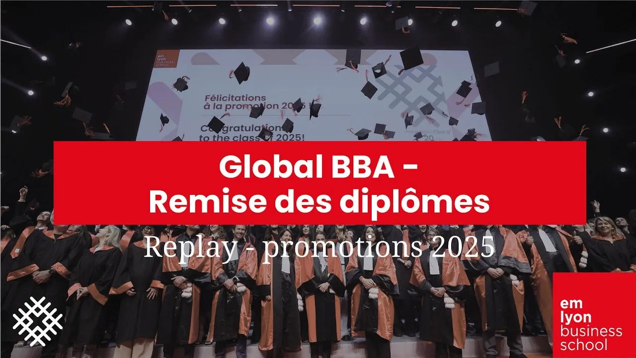 Preview image for the gge video "Cérémonie de remise des diplômes Global BBA - emlyon business school  - 18 Avril 2026".