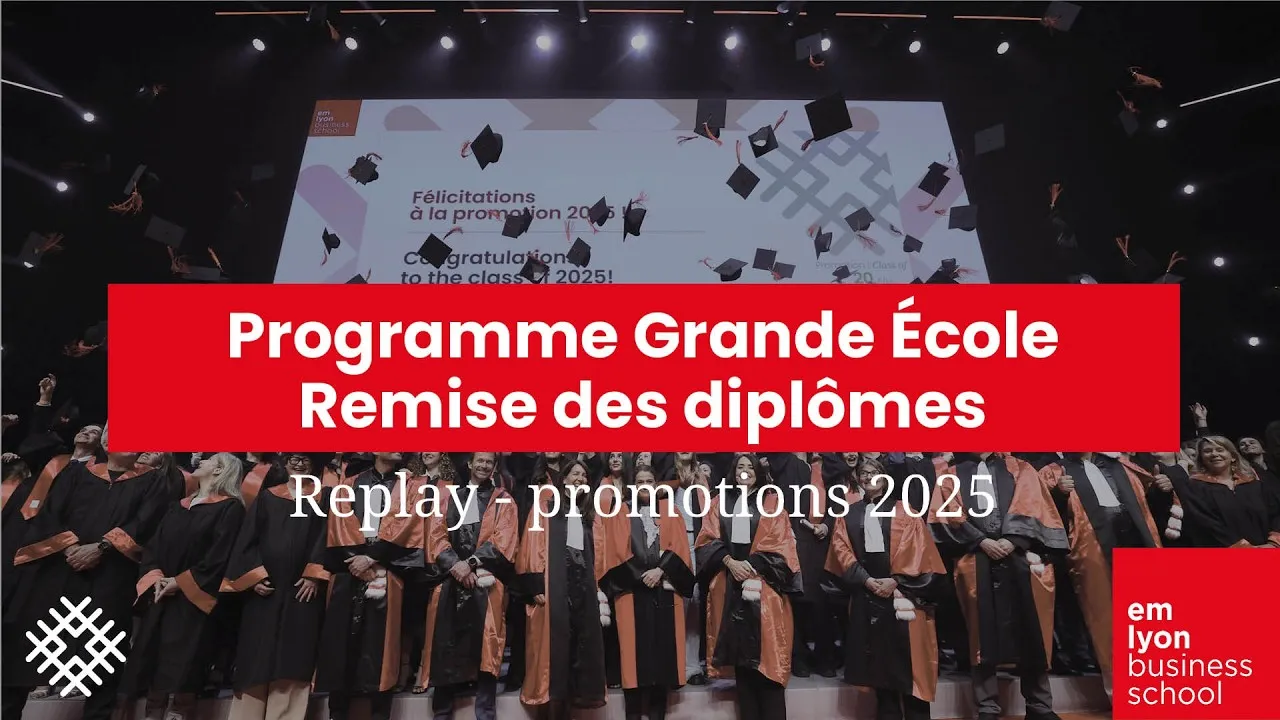 Preview image for the gge video "Cérémonie de remise des diplômes PGE - emlyon business school  - 18 Avril 2026".