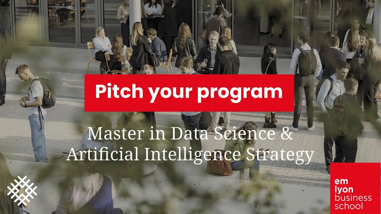 Preview image for the gge video "Pitch your program - Master in Data Science &amp; Artificial Intelligence Strategy".