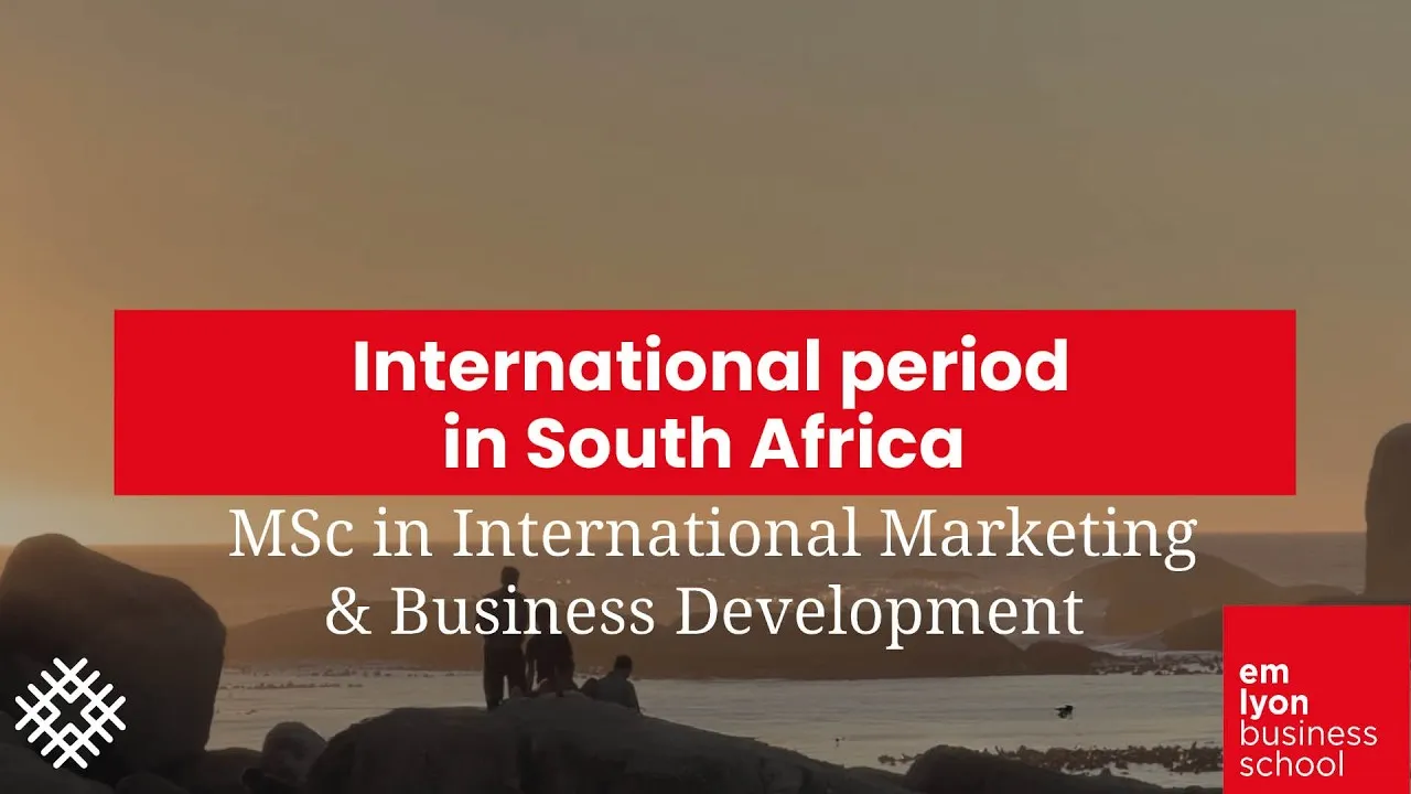 Preview image for the gge video "International period in South Africa | MSc in International Marketing &amp; Business Development - 2026".