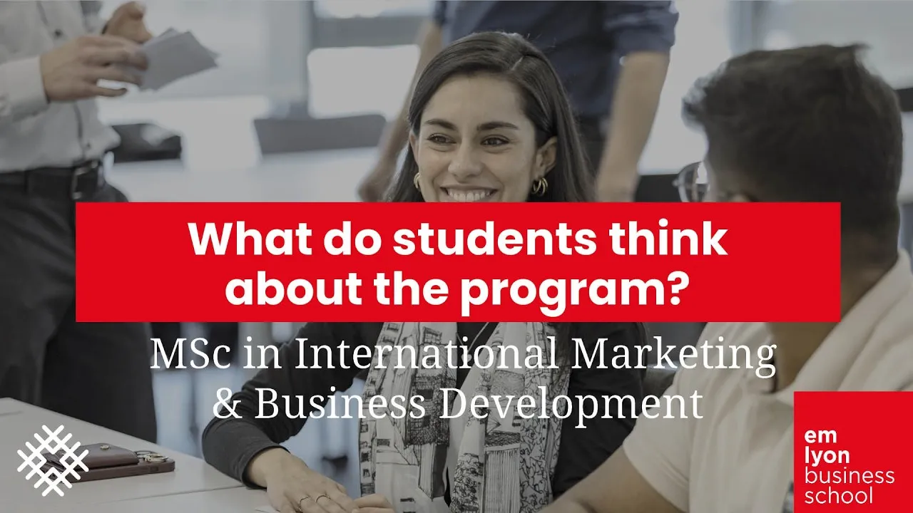 Preview image for the gge video "What students think about the MSc in International Marketing &amp; Business Development".