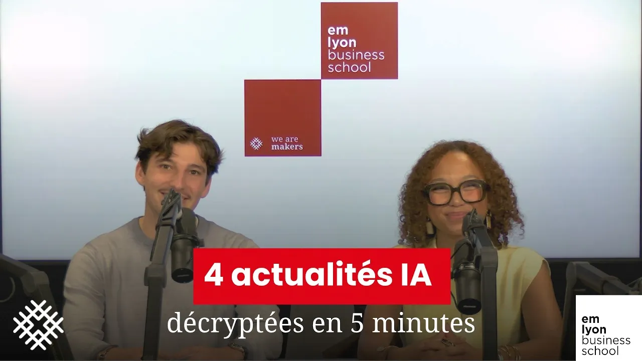 Preview image for the gge video "4 actualités IA décryptées en 5 minutes".